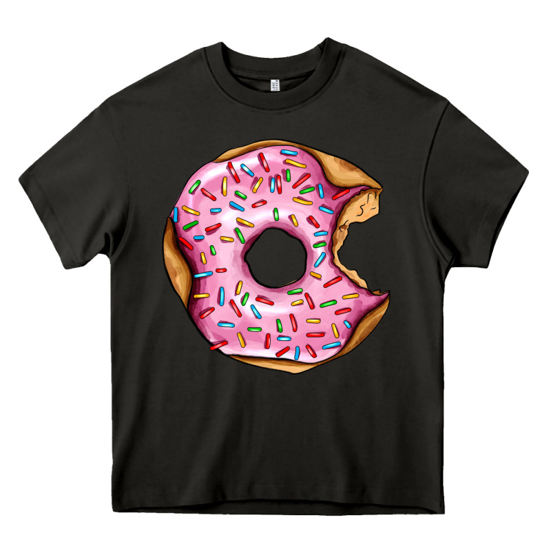 Pink Strawberry Donut Heavy Core Tee by AdoDesignShop | Teevron