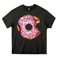 Asphalt pink strawberry donut Heavy Core Tee - AdoDesignShop