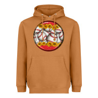 Meerkat baseball with sunflower round earrings Heavyweight Hoodie - BundleAndBundleShop
