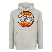Moon Dust baseball with sunflower round earrings Heavyweight Hoodie - BundleAndBundleShop