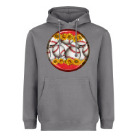 Storm baseball with sunflower round earrings Heavyweight Hoodie - BundleAndBundleShop