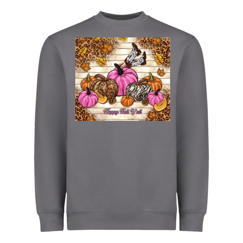 Happy Fall Y'all Cowgirl Heavyweight Sweatshirt by TumblerDesignByShophia | Teevron