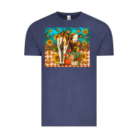 Vintage Denim Western Fall Heifer Vintage Tee - LillyAllenDesigns