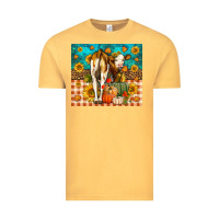 Vintage Mustard Western Fall Heifer Vintage Tee - LillyAllenDesigns