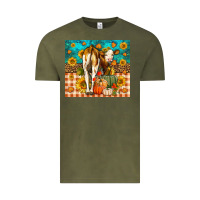Vintage Olive Western Fall Heifer Vintage Tee - LillyAllenDesigns
