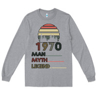 Heather Grey Vintage May 1970 Long Sleeve Tee - Bettercallsaul