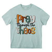 Arona pray throthe chaos Heavy Core Tee - MaliasSmallBusiness