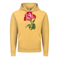 Vintage Mustard Love At First Sight Rose Vintage Hoodie - LillyAllenDesigns