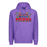 Purple Too busy being hermosa Premium Hoodie - FaDigitalArtStudio