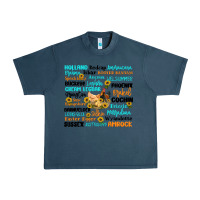 Midnight Navy chicken typography Urban Heavy Tee - Artiststas