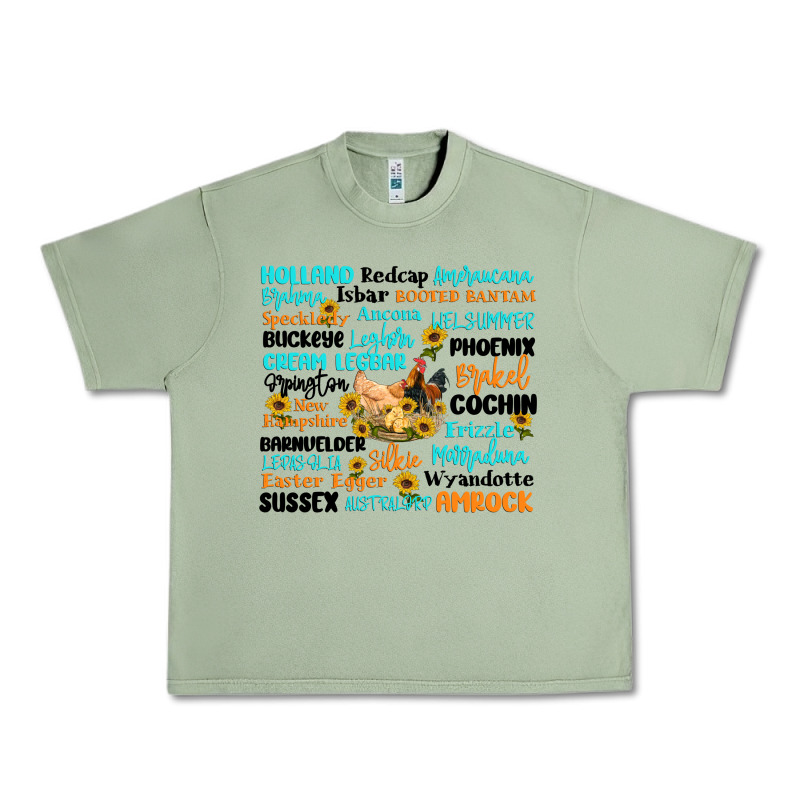 Chicken Typography Urban Heavy Tee by Artiststas | Teevron