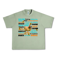 Oil Green chicken typography Urban Heavy Tee - Artiststas