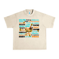 Sandshell chicken typography Urban Heavy Tee - Artiststas