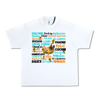 White chicken typography Urban Heavy Tee - Artiststas