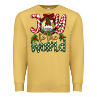 Antique Gold joy to the world Premium Sweatshirt - BundleAndBundleShop