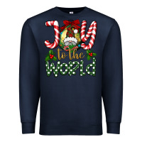 Navy joy to the world Premium Sweatshirt - BundleAndBundleShop