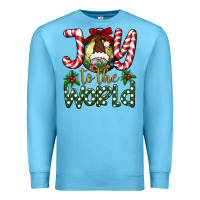 Ocean Blue joy to the world Premium Sweatshirt - BundleAndBundleShop