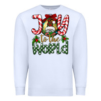 White joy to the world Premium Sweatshirt - BundleAndBundleShop