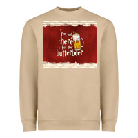 Mushroom i'm just here for the butterbeer Heavyweight Sweatshirt - TumblerDesignByShophia
