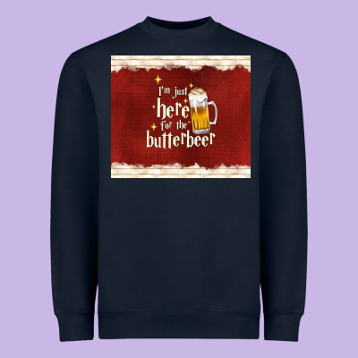 I'm Just Here For The Butterbeer Heavyweight Sweatshirt Designed By Tumblerdesignbyshophia