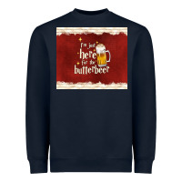 Navy i'm just here for the butterbeer Heavyweight Sweatshirt - TumblerDesignByShophia