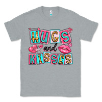Heather Grey hugs and kisses Classic Tee - LillyAllenDesigns