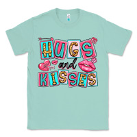 Seafoam hugs and kisses Classic Tee - LillyAllenDesigns