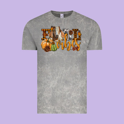 Fall Vibes Boer Goat Vintage Tee Designed By Lillyallendesigns