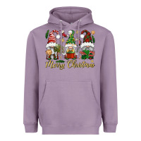 Lavender Merry Christmas Gnomes Heavyweight Hoodie - BundleAndBundleShop