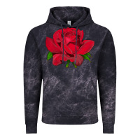 Cloud Black Oklahoma Rose Illustrations Vintage Hoodie - LillyAllenDesigns