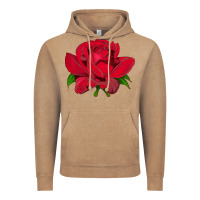 Vintage Coffee Oklahoma Rose Illustrations Vintage Hoodie - LillyAllenDesigns