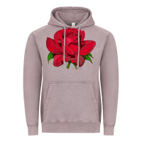 Vintage Zinc Oklahoma Rose Illustrations Vintage Hoodie - LillyAllenDesigns