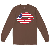 Chestnut American lip Long Sleeve Tee - Bettercallsaul