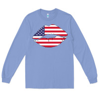 Colony Blue American lip Long Sleeve Tee - Bettercallsaul