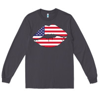 Smoke American lip Long Sleeve Tee - Bettercallsaul