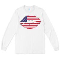 White American lip Long Sleeve Tee - Bettercallsaul