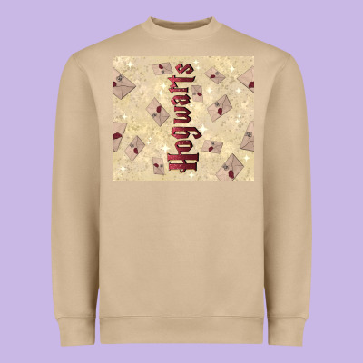 Hogwarts With Letters Heavyweight Sweatshirt Designed By Tumblerdesignbyshophia
