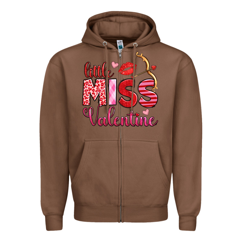 Little Miss Valentine Zipper Hoodie by OliviaCreatesArt | Teevron