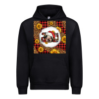 Black joy christmas cow Urban Hoodie - LillyAllenDesigns