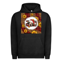 Pigment Black joy christmas cow Urban Hoodie - LillyAllenDesigns