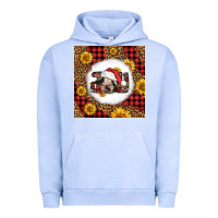 Pigment Grape Ice joy christmas cow Urban Hoodie - LillyAllenDesigns