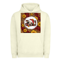 Pigment Pistachio joy christmas cow Urban Hoodie - LillyAllenDesigns