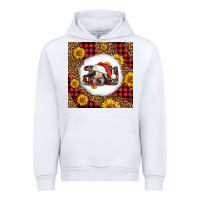 White joy christmas cow Urban Hoodie - LillyAllenDesigns