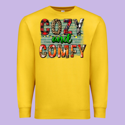 Cozy And Comfy Premium Sweatshirt Designed By Fadigitalartstudio