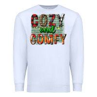White cozy and comfy Premium Sweatshirt - FaDigitalArtStudio