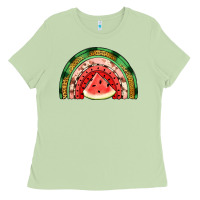 Matcha watermelon rainbow Ladies Tee - Jasminsmagicworld