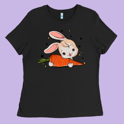 So Hoppin Boujee Easter Bunny Stanley Ladies Tee Designed By Maliassmallbusiness