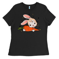 Black so hoppin boujee easter bunny stanley Ladies Tee - MaliasSmallBusiness