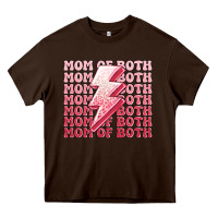 Chocolate Brown mom of both girls Heavy Core Tee - MaliasSmallBusiness