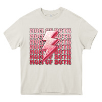Cream mom of both girls Heavy Core Tee - MaliasSmallBusiness
